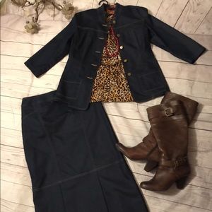 Stretchy Denim Outfit